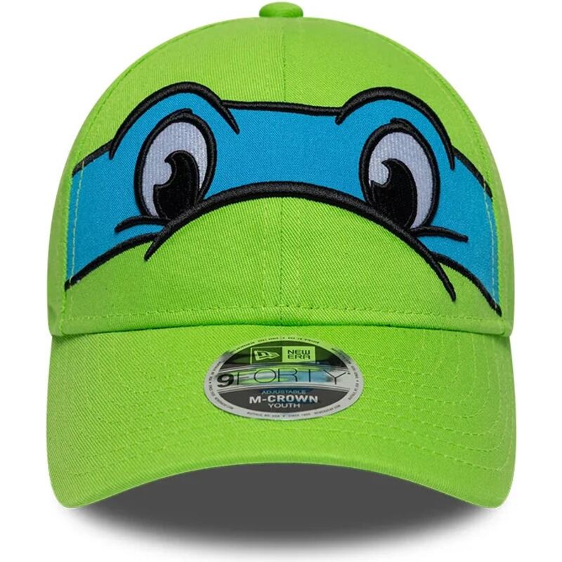 gorra-curva-verde-snapback-para-nino-9forty-m-crown-face-de-leonardo-tortugas-ninja-de-new-era