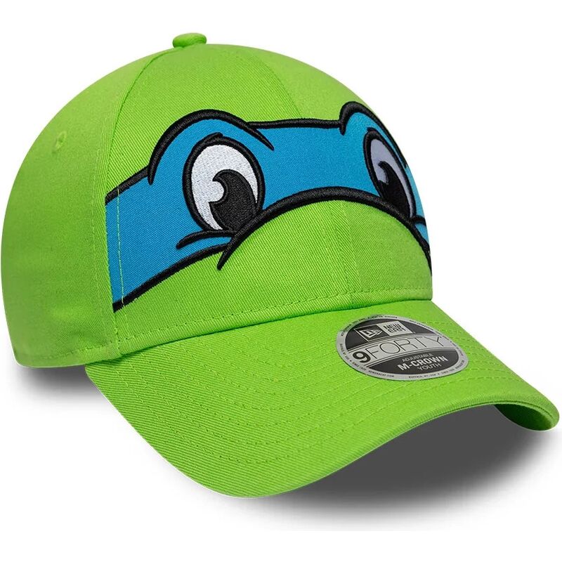 gorra-curva-verde-snapback-para-nino-9forty-m-crown-face-de-leonardo-tortugas-ninja-de-new-era