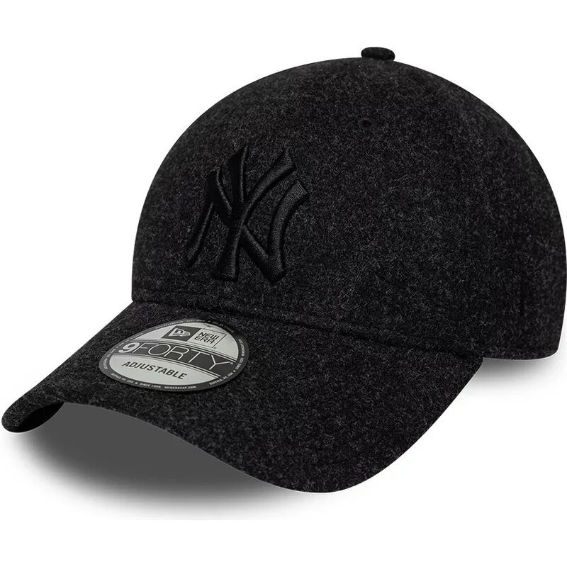 new-era-curved-brim-black-logo-9forty-winter-new-york-yankees-mlb-black-adjustable-cap new-era-curved-brim-black-logo-9forty-winter-new-york-yankees-mlb-black-adjustable-cap