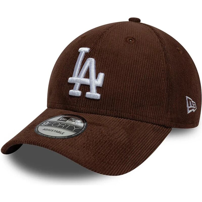 gorra-curva-marron-snapback-9forty-entry-cord-de-los-angeles-dodgers-mlb-de-new-era