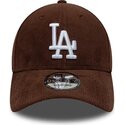 gorra-curva-marron-snapback-9forty-entry-cord-de-los-angeles-dodgers-mlb-de-new-era