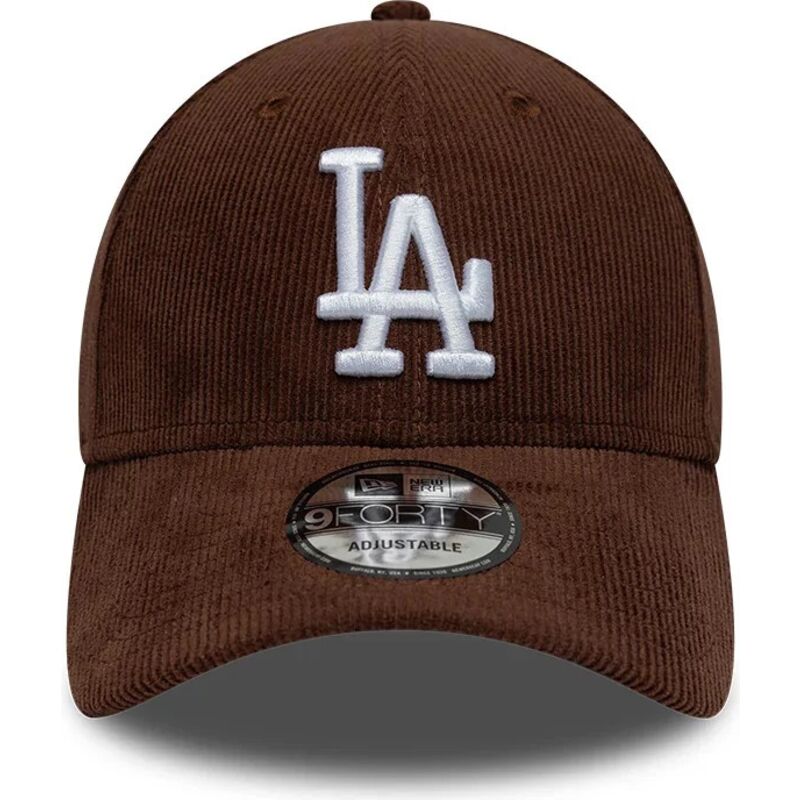 gorra-curva-marron-snapback-9forty-entry-cord-de-los-angeles-dodgers-mlb-de-new-era