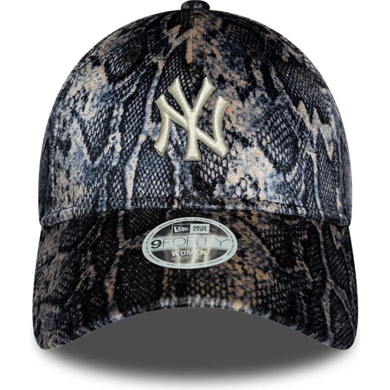 gorra-curva-multicolor-ajustable-para-mujer-9forty-snake-print-de-new-york-yankees-mlb-de-new-era