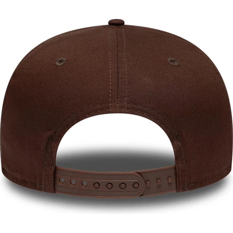 gorra-plana-marron-snapback-9fifty-original-fit-league-essential-de-new-york-yankees-mlb-de-new-era