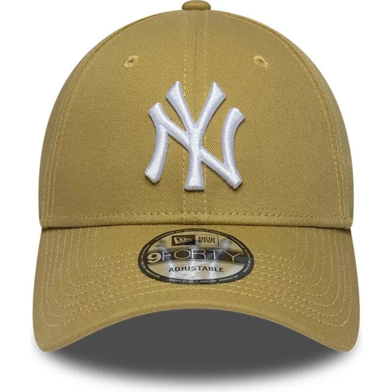 gorra-curva-khaki-ajustable-9forty-league-essential-de-new-york-yankees-mlb-de-new-era