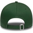 new-era-curved-brim-youth-green-logo-9forty-league-essential-los-angeles-dodgers-mlb-dark-green-adjustable-cap