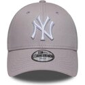 gorra-curva-violeta-claro-ajustable-para-nino-9forty-league-essential-de-new-york-yankees-mlb-de-new-era
