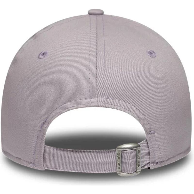 gorra-curva-violeta-claro-ajustable-para-nino-9forty-league-essential-de-new-york-yankees-mlb-de-new-era