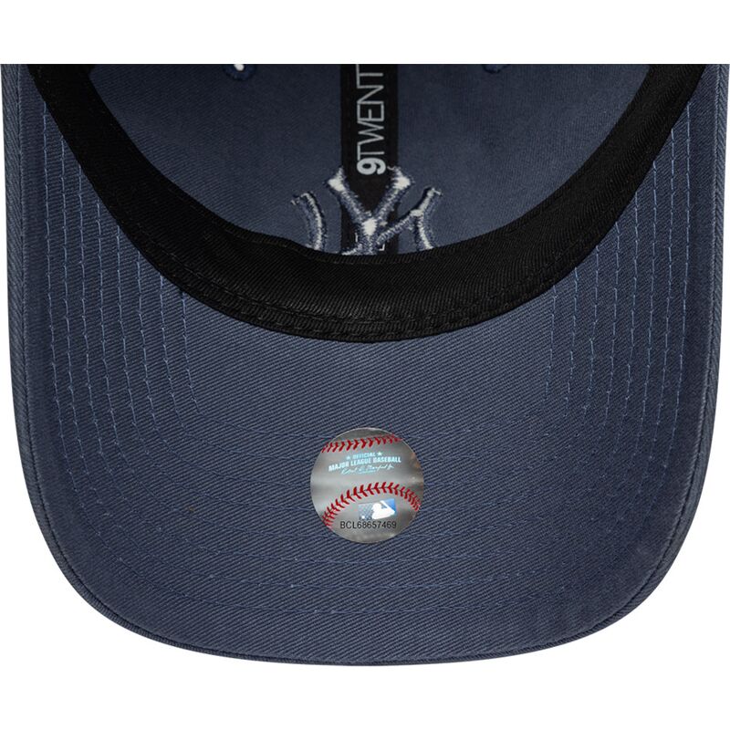 gorra-curva-azul-ajustable-con-logo-azul-9twenty-washed-midi-logo-de-new-york-yankees-mlb-de-new-era