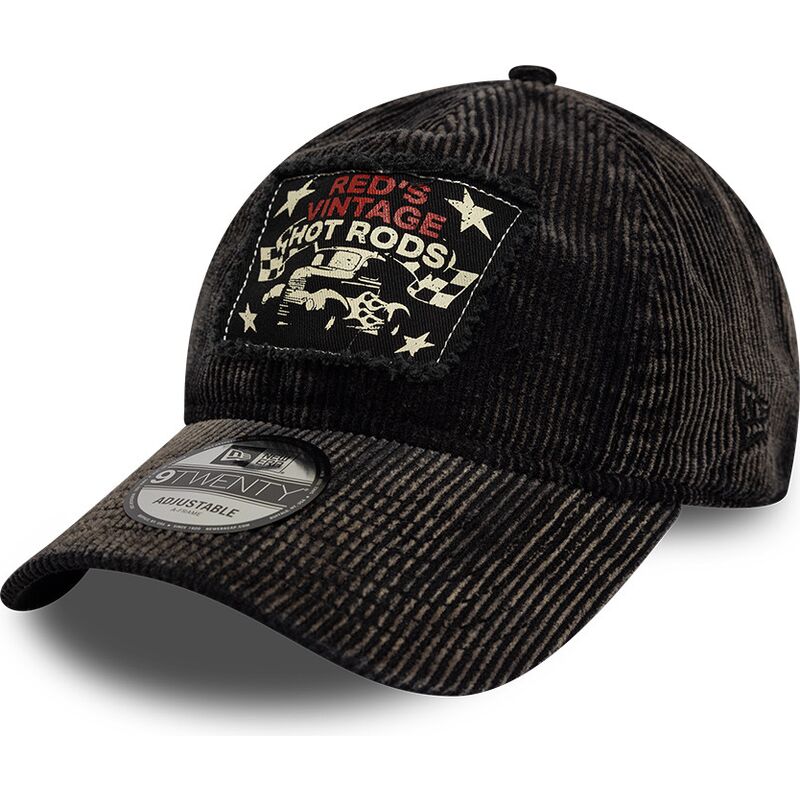 gorra-curva-negra-ajustable-9twenty-patch-acid-cord-hot-rods-de-new-era