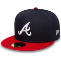 new-era-flat-brim-59fifty-ac-perf-atlanta-braves-mlb-navy-blue-and-red-fitted-cap