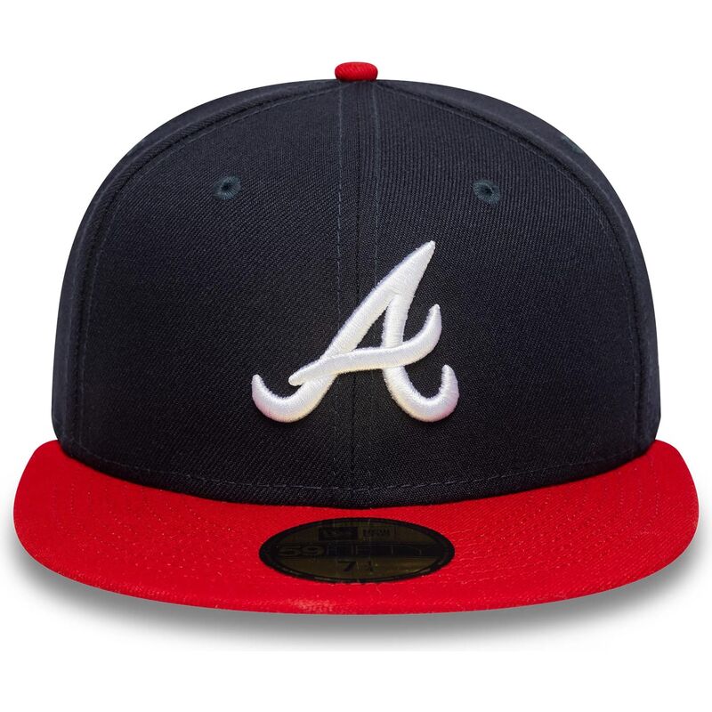 new-era-flat-brim-59fifty-ac-perf-atlanta-braves-mlb-navy-blue-and-red-fitted-cap