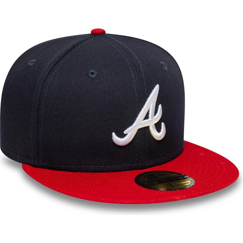 new-era-flat-brim-59fifty-ac-perf-atlanta-braves-mlb-navy-blue-and-red-fitted-cap