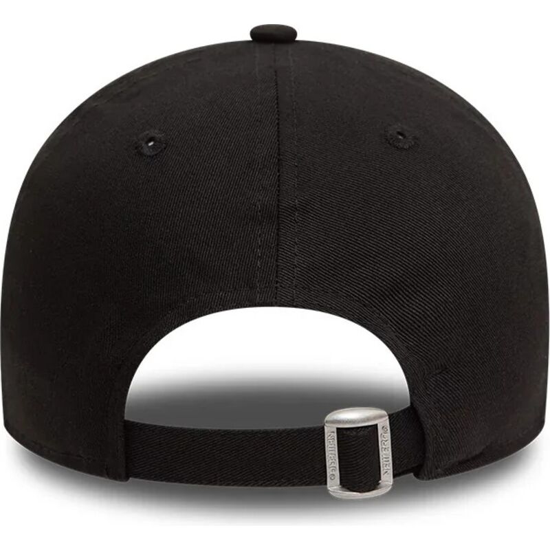 new-era-curved-brim-black-logo-9twenty-league-essential-new-york-yankees-mlb-black-adjustable-cap
