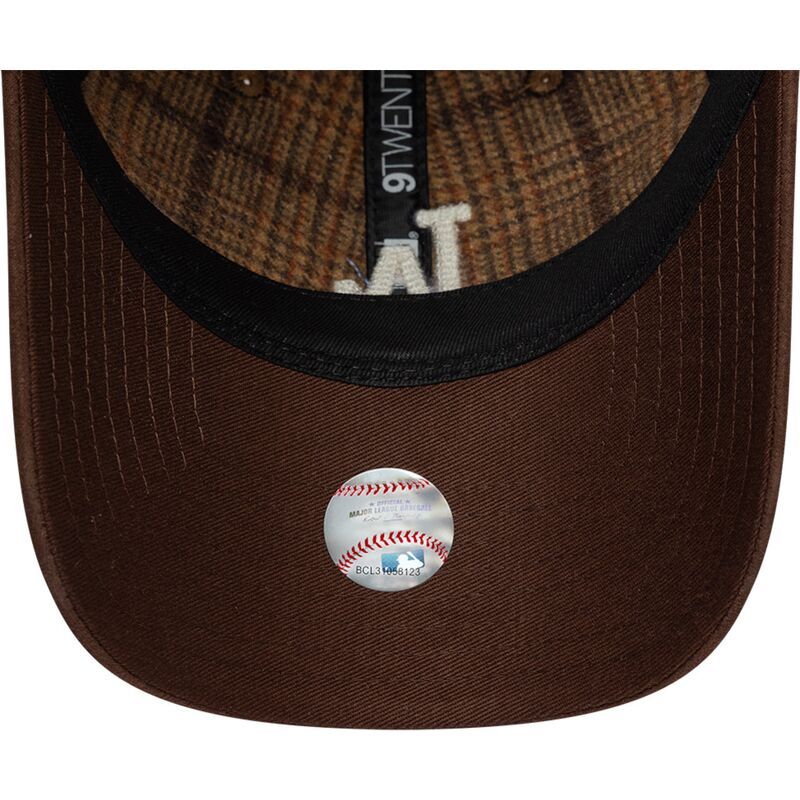 gorra-curva-marron-ajustable-9twenty-mix-check-de-los-angeles-dodgers-mlb-de-new-era gorra-curva-marron-ajustable-9twenty-mix-check-de-los-angeles-dodgers-mlb-de-new-era
