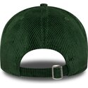 new-era-curved-brim-9twenty-a-frame-cord-script-los-angeles-dodgers-mlb-green-adjustable-cap