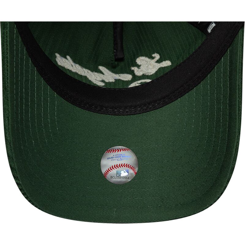 new-era-curved-brim-9twenty-a-frame-cord-script-los-angeles-dodgers-mlb-green-adjustable-cap new-era-curved-brim-9twenty-a-frame-cord-script-los-angeles-dodgers-mlb-green-adjustable-cap