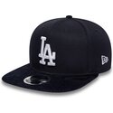 new-era-flat-brim-9fifty-cord-visor-los-angeles-dodgers-mlb-navy-blue-snapback-cap
