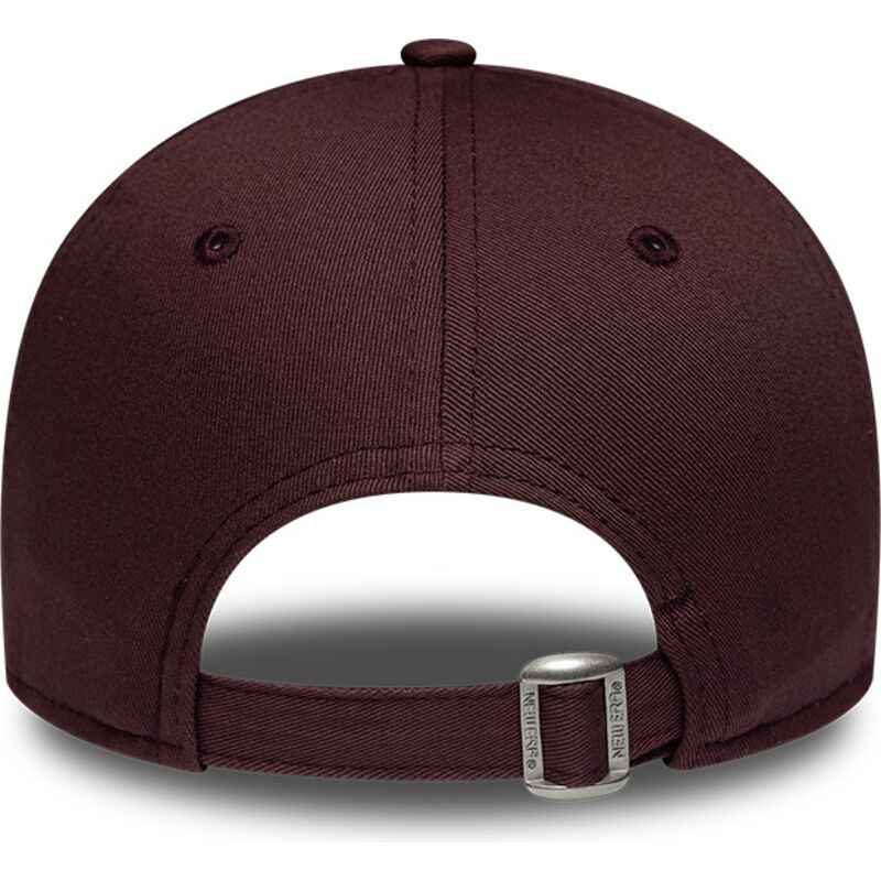 gorra-curva-granate-ajustable-para-mujer-con-logo-granate-9forty-league-essential-de-new-york-yankees-mlb-de-new-era