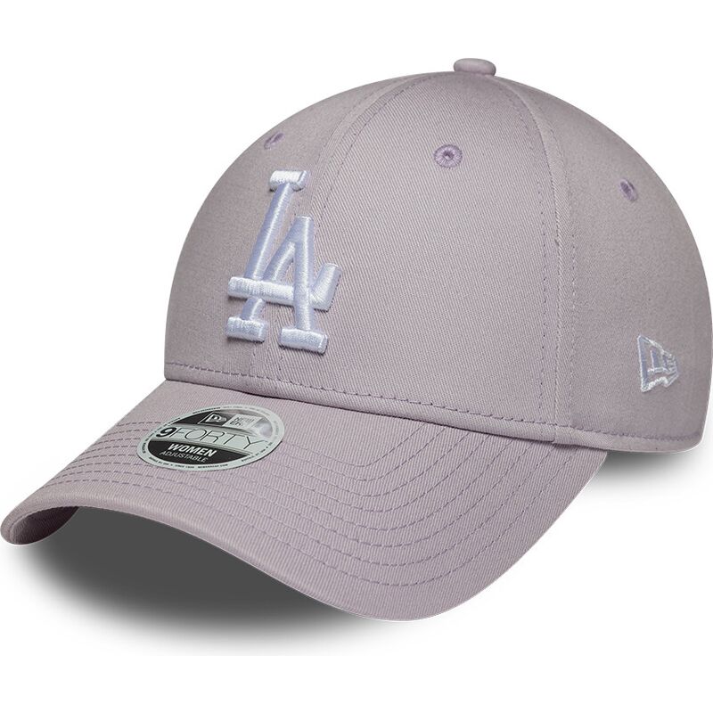 gorra-curva-violeta-claro-ajustable-para-mujer-9forty-league-essential-de-los-angeles-dodgers-mlb-de-new-era
