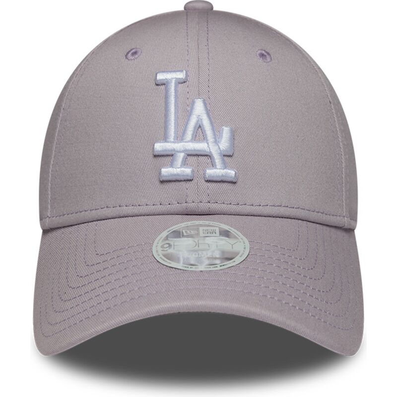 gorra-curva-violeta-claro-ajustable-para-mujer-9forty-league-essential-de-los-angeles-dodgers-mlb-de-new-era