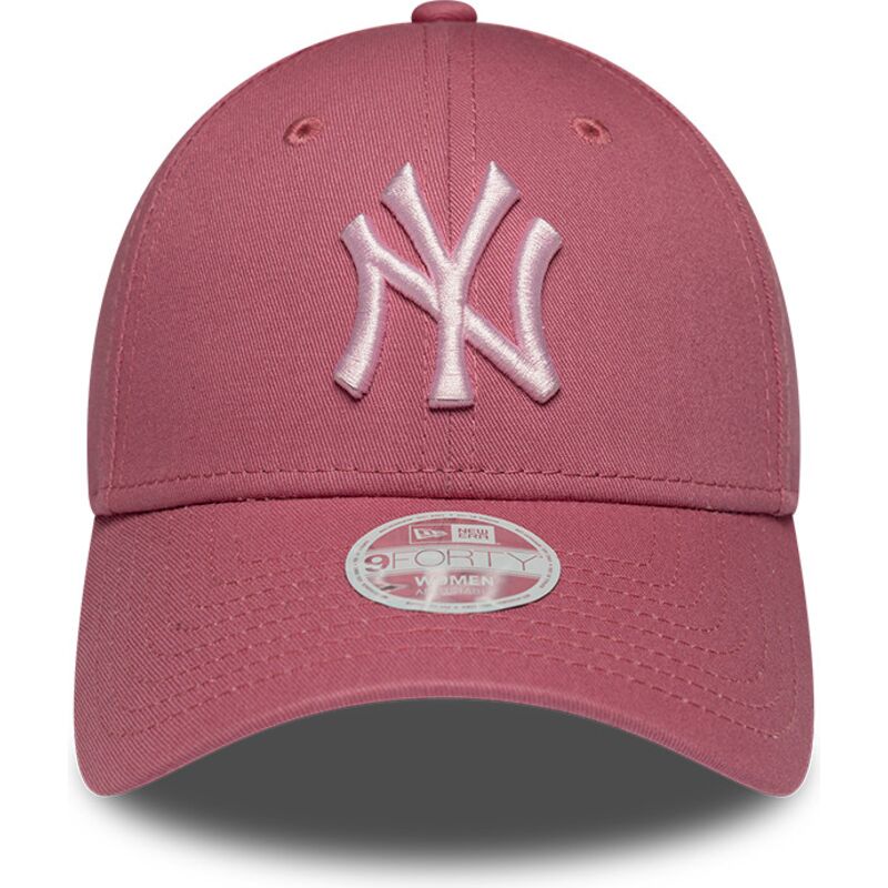 gorra-curva-rosa-ajustable-para-mujer-con-logo-rosa-9forty-league-essential-cas-de-new-york-yankees-mlb-de-new-era