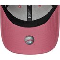 new-era-curved-brim-women-pink-logo-9forty-league-essential-cas-new-york-yankees-mlb-pink-adjustable-cap