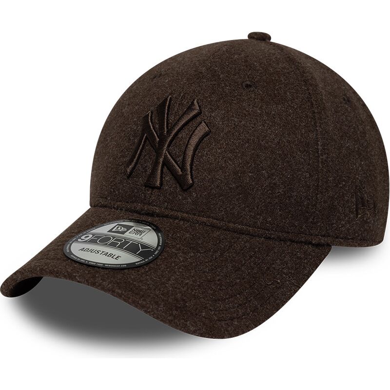 new-era-curved-brim-brown-logo-9forty-winter-new-york-yankees-mlb-brown-snapback-cap