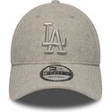new-era-curved-brim-9forty-winter-los-angeles-dodgers-mlb-beige-snapback-cap-with-beige-logo