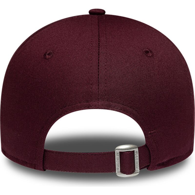 gorra-curva-granate-ajustable-para-mujer-con-logo-rosa-9forty-metallic-de-los-angeles-dodgers-mlb-de-new-era