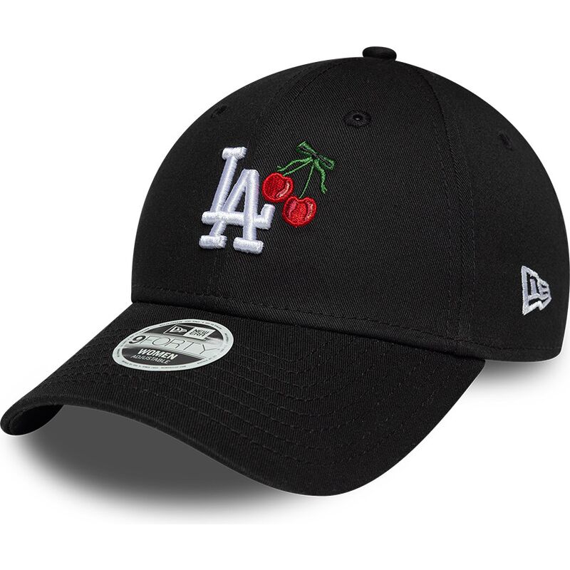 gorra-curva-negra-ajustable-para-mujer-9forty-fruit-icon-cherry-de-los-angeles-dodgers-mlb-de-new-era