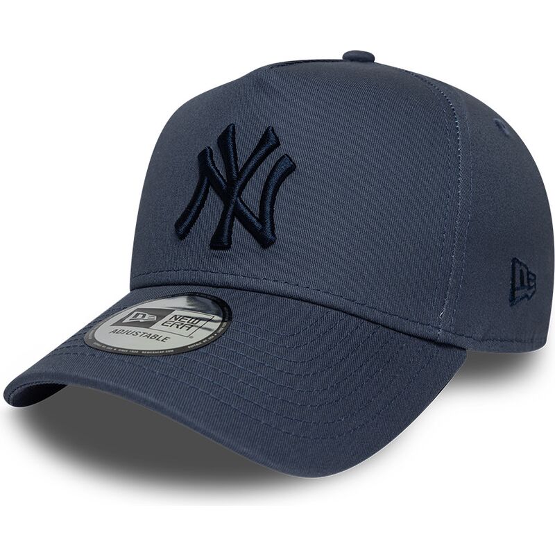 gorra-curva-azul-snapback-con-logo-azul-marino-e-frame-league-essential-de-new-york-yankees-mlb-de-new-era