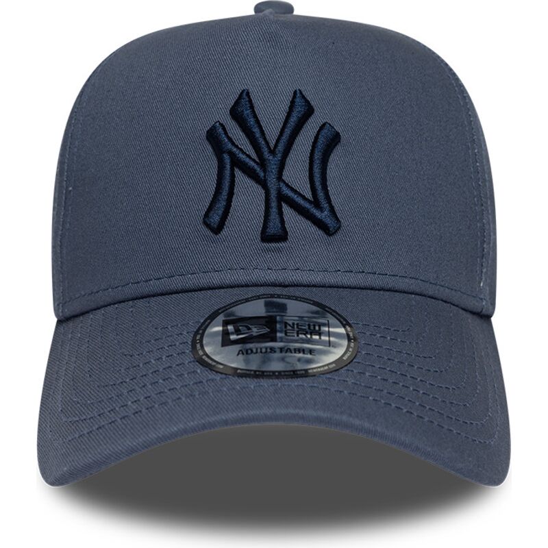 gorra-curva-azul-snapback-con-logo-azul-marino-e-frame-league-essential-de-new-york-yankees-mlb-de-new-era