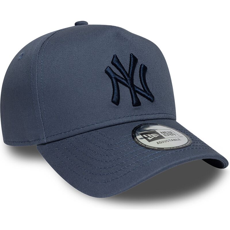 gorra-curva-azul-snapback-con-logo-azul-marino-e-frame-league-essential-de-new-york-yankees-mlb-de-new-era