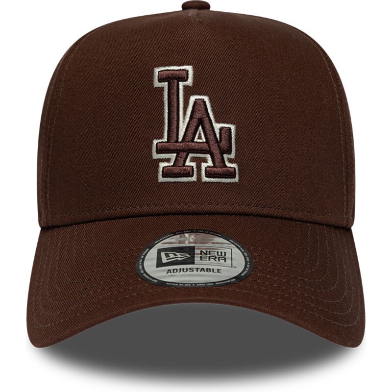 gorra-curva-marron-snapback-con-logo-marron-e-frame-team-outline-de-los-angeles-dodgers-mlb-de-new-era gorra-curva-marron-snapback-con-logo-marron-e-frame-team-outline-de-los-angeles-dodgers-mlb-de-new-era