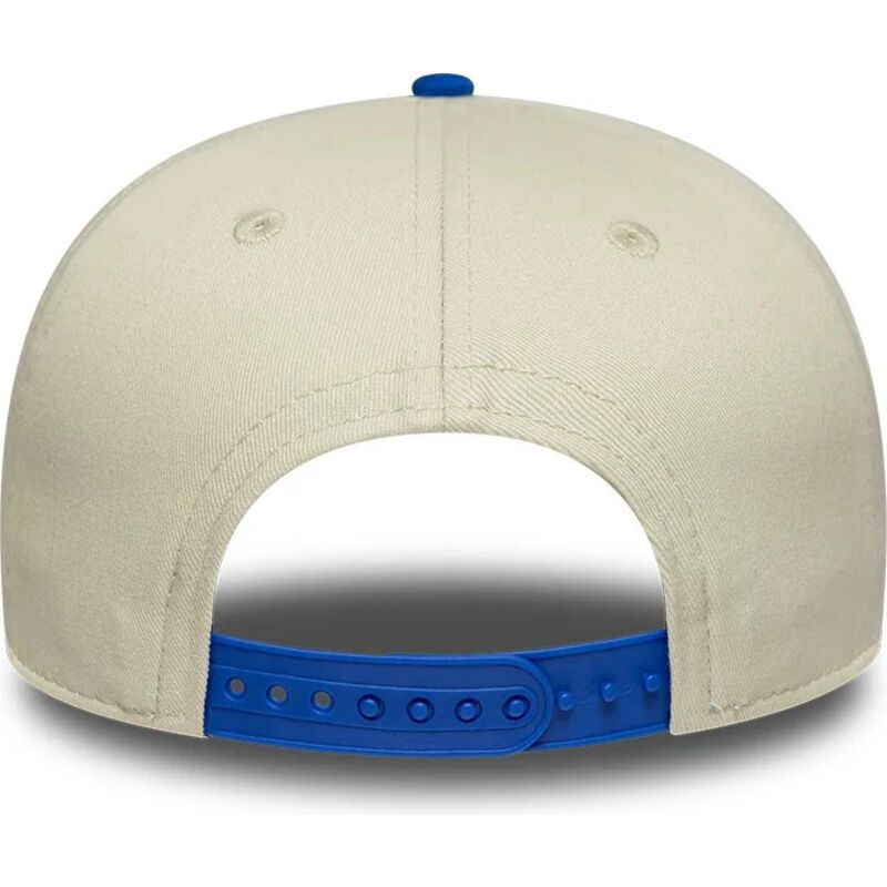 gorra-curva-beige-y-azul-snapback-9seventy-stretch-snap-contrast-visor-de-alpine-f1-team-formula-1-de-new-era