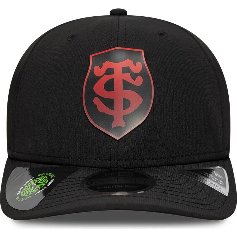 gorra-curva-negra-snapback-con-logo-rojo-9seventy-stretch-snap-gradient-de-stade-toulousain-top-14-de-new-era