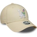 gorra-curva-beige-ajustable-para-mujer-9forty-flower-icon-de-los-angeles-dodgers-mlb-de-new-era