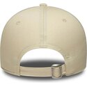 new-era-curved-brim-women-9forty-flower-icon-los-angeles-dodgers-mlb-beige-adjustable-cap