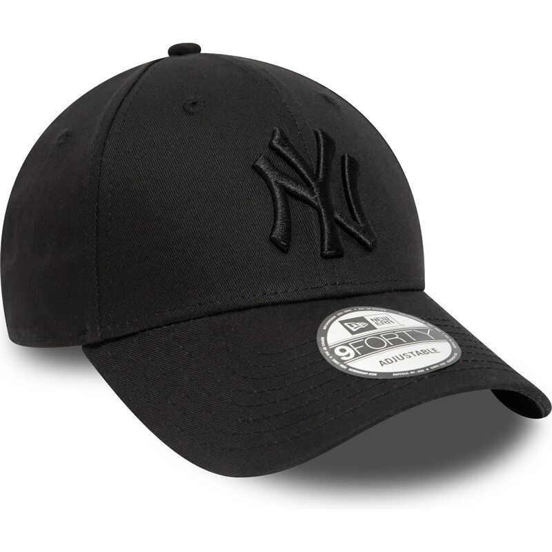 gorra-curva-negra-ajustable-con-logo-negro-9forty-league-essential-de-new-york-yankees-mlb-de-new-era