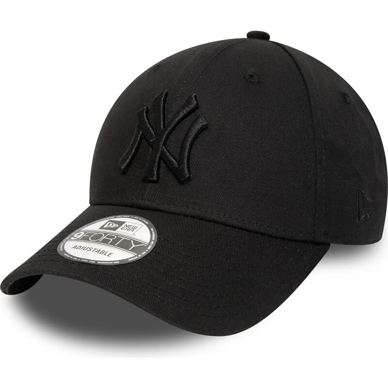 gorra-curva-negra-ajustable-con-logo-negro-9forty-league-essential-de-new-york-yankees-mlb-de-new-era