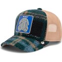gorra-trucker-verde-y-beige-conejo-de-peluche-bunny-double-stuffed-the-farm-de-goorin-bros