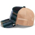 gorra-trucker-verde-y-beige-conejo-de-peluche-bunny-double-stuffed-the-farm-de-goorin-bros
