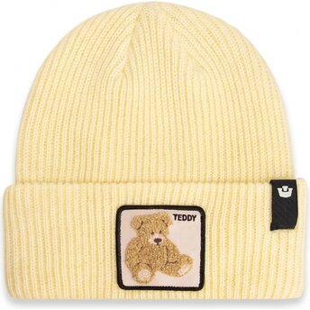 Gorro beige oso de peluche Teddy Double Stuffed The Farm de Goorin Bros.