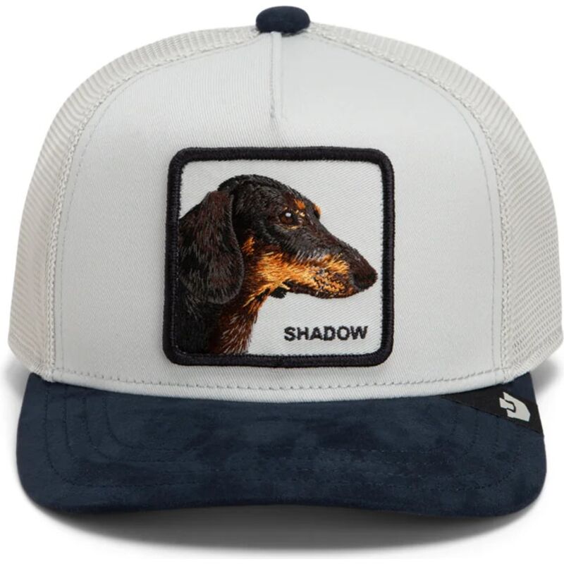 gorra-trucker-azul-y-beige-para-nino-perro-suede-shadow-original-recipe-the-farm-de-goorin-bros