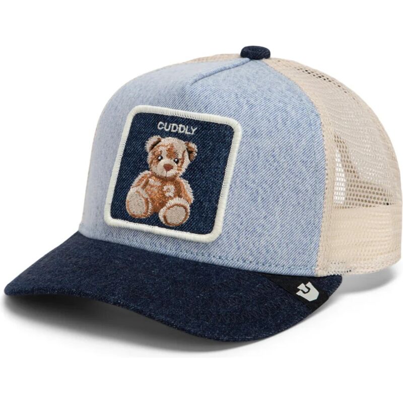 gorra-trucker-azul-marino-para-nino-oso-de-peluche-denim-cuddly-original-recipe-denim-the-farm-de-goorin-bros gorra-trucker-azul-marino-para-nino-oso-de-peluche-denim-cuddly-original-recipe-denim-the-farm-de-goorin-bros