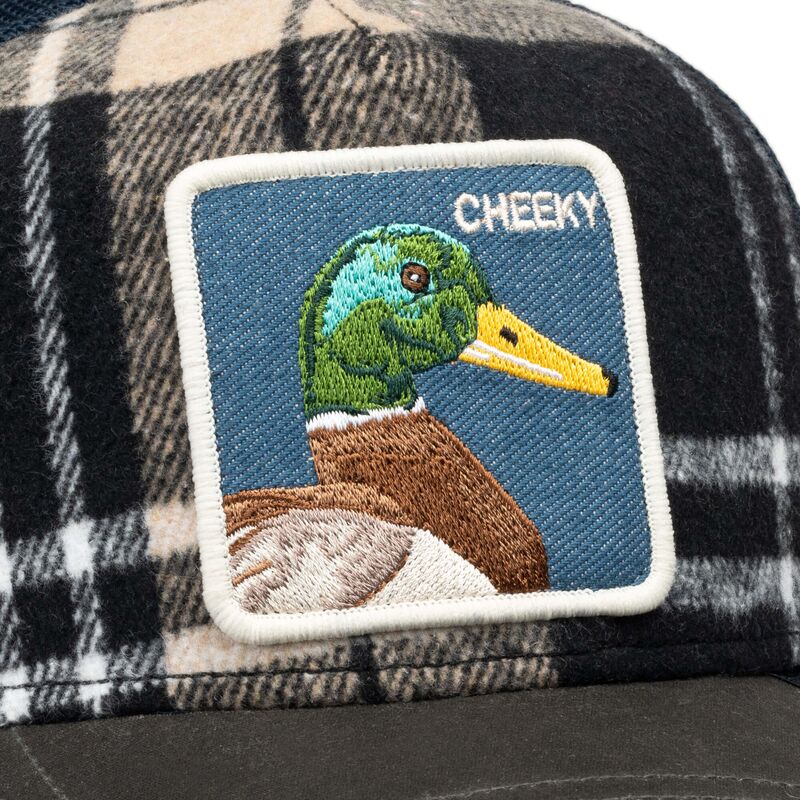 gorra-trucker-multicolor-pato-brit-cheeky-check-mate-the-farm-de-goorin-bros