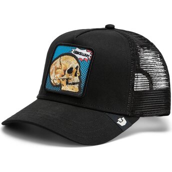 Gorra trucker negra calavera Cancelled Skull Pop Art Strikes Back The Farm de Goorin Bros.