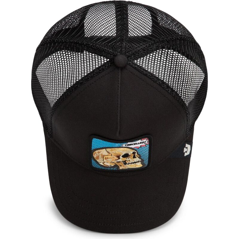 goorin-bros-cancelled-skull-pop-art-strikes-back-the-farm-black-trucker-hat goorin-bros-cancelled-skull-pop-art-strikes-back-the-farm-black-trucker-hat