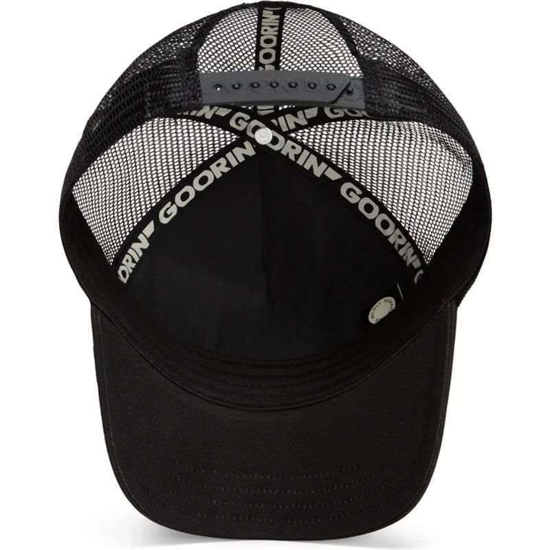goorin-bros-eagle-freedom-eagle-pop-art-strikes-back-the-farm-black-trucker-hat goorin-bros-eagle-freedom-eagle-pop-art-strikes-back-the-farm-black-trucker-hat